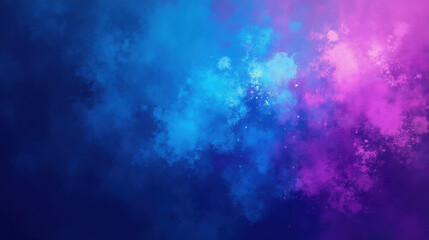Poster - Vibrant blue and purple abstract background with soft textures and gradients, creating dreamy atmosphere