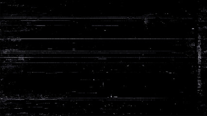 Fototapete - Digital noise. Abstract distortion static texture. Vector. Minimalistic digital glitch art. pixel graphics. VHS grainy texture. Black background. Retro game aesthetics backdrop.