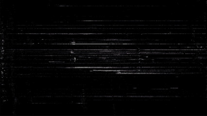 Fototapete - Digital noise. Abstract distortion static texture. Vector. Minimalistic digital glitch art. pixel graphics. VHS grainy texture. Black background. Retro game aesthetics backdrop.