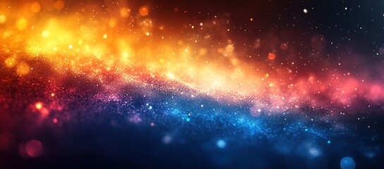 Wall Mural - abstract gradient background with dark blue and orange, blue to orange, featuring a blurred gradient