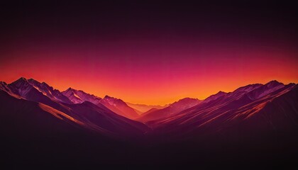Poster - A red and black background with a red light
3