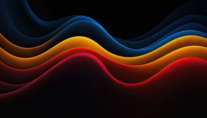 Aufkleber - Abstract background pattern minimalistic wave clean simpe modern texture colorful shapes
4