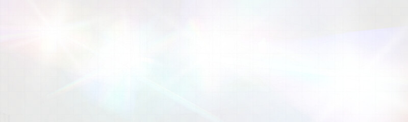 Wall Mural - bright white light explosion with lens flare, rainbow reflections, and sparkles on transparent backg