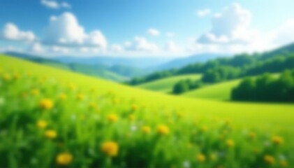 Wall Mural - Abstract blurred landscape, perfect for website design , water, vivid