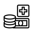 © Deione - emergency fund line icon