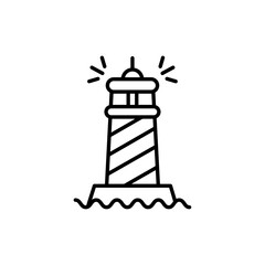 Aufkleber - Searchlight tower icon vector graphics