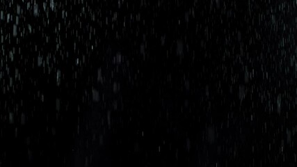 Aufkleber - Super Slow Motion of Rain - Falling Water Drops . Filmed on High Speed Cinema Camera