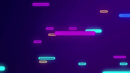Poster - Geometric background and abstract designs with various colors are scattered in the background.