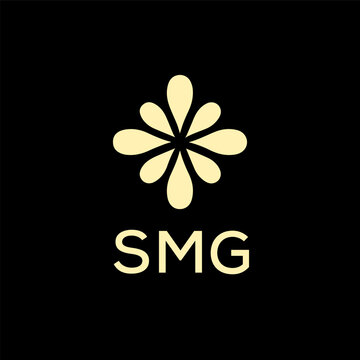SMG creative minimalist letter logo.