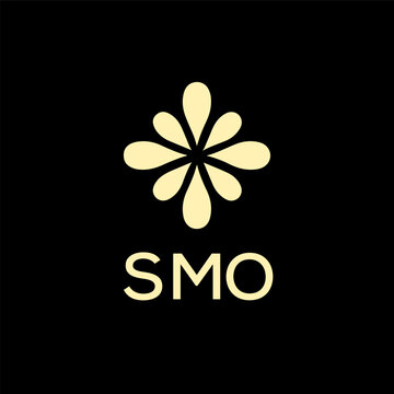 SMO creative minimalist letter logo.