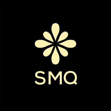 SMQ creative minimalist letter logo.