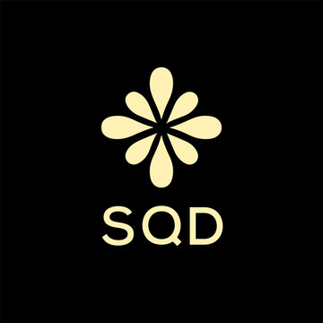 SQD creative minimalist letter logo.