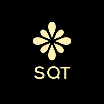 SQT creative minimalist letter logo.