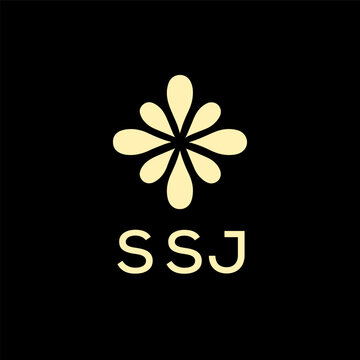 SSJ creative minimalist letter logo.