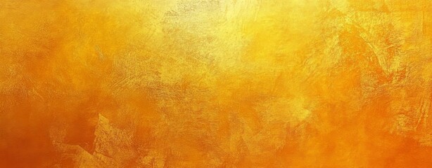 Fototapete - Abstract orange and yellow blurred background with bokeh lights. Background for a banner