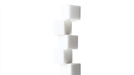 Poster - Abstract template vertical banner with  white squares