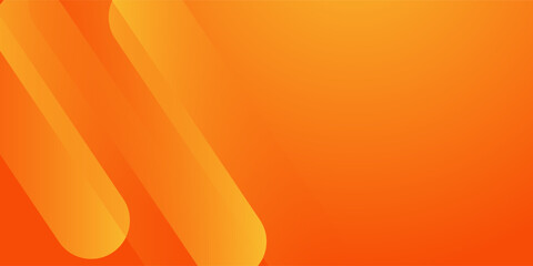 Abstract orange background with diagonal lines. Dynamic shapes composition.