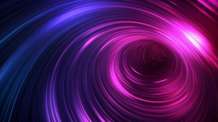 Poster - Abstract Purple Pink Blue Swirling Vortex Tunnel Digital Art Background Design Graphic Neon Light Energy Motion Speed Dynamic Futuristic Technology   