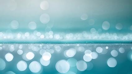 Poster - Capture sparkling water droplets reflecting light at a serene aqua setting during a sunny afternoon