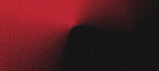 Poster - Elegant Red Black Noise Effect Gradient Texture Background for Wallpapers and Branding