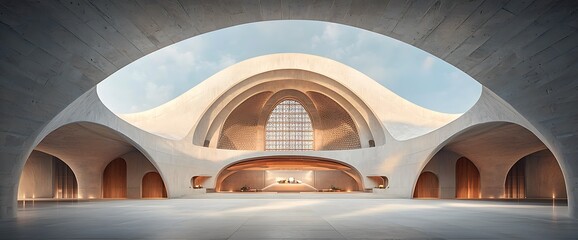 Poster - Modern, Light-Filled Architectural Structure