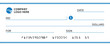 © bibin - Presentation Check Template Giant Large Donor Check for Business. Vector