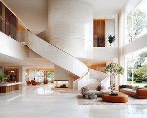 Poster - Modern, spacious interior design
