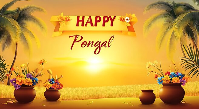 Happy pongal, An indian festive