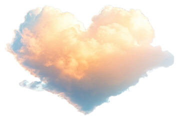 Wall Mural - png cloud sky heart heart-shaped.