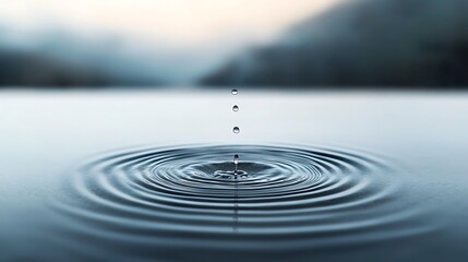 Poster - Water droplet impacting a still surface