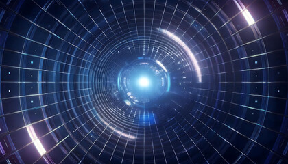 global internet security concept with binary code