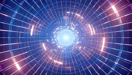 global internet security concept with binary code