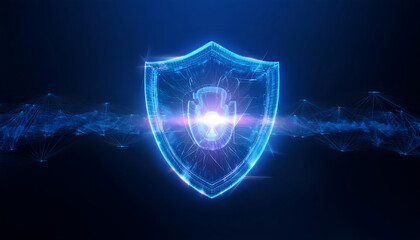 global internet security concept with binary code