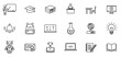 © kokoto - icon vector Education Line Art Set