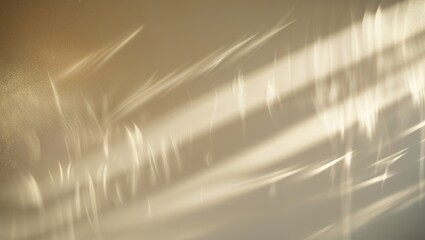 Poster - soft sunlight creates delicate patterns on a smooth surface in a serene indoor setting during late a