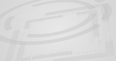 Poster - Modern abstract background featuring a high-tech circuit-inspired design in soft gray tones. Versatile background is perfect for presentations and web design.