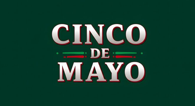 Cinco de mayo Typography Ai image