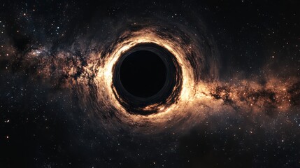 black hole cosmic space galaxy swirling