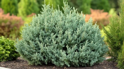 Blue Spruce in Garden Center