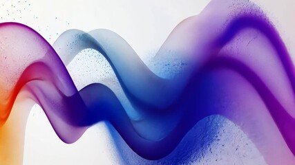 Poster - vibrant wave: a mesmerizing display of flowing, multi-colored abstract wave, featuring a dynamic com