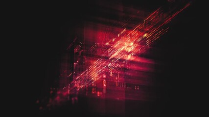 Leinwandbilder - Futuristic data matrix AI simulation featuring metaverse inspired elements, an information network, and hi-tech digital data telemetry with encrypted numbers