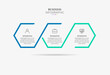 © nuca - Business infographic thin line process with square template design with icons and 3 options or steps.
