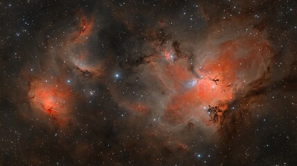 Wall Mural - A Stunning Celestial Nebula Formation In Outer Space Displayed Clearly