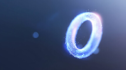 Luminous Ring in Space