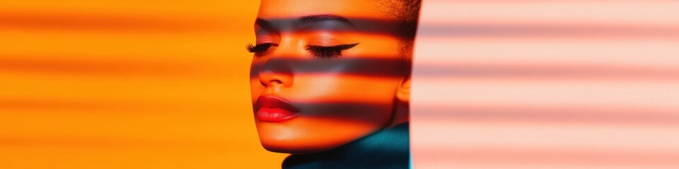 Poster - Chromatic Mindscape Immersive Gen Z Mental Wellness Visual - Layered Emotional Landscape of Digital Identity and Psychological Resilience in Vibrant Transitional Aesthetic