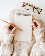 Aufkleber - Hygge Productivity Minimalist Journaling in Soft Neutrals - Mindful Planning for Creative Professionals and Gen Z Workspace Wellness