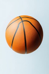 Poster - Minimalist Sports Essential High-Resolution Basketball Texture Showcasing Urban Athletic Aesthetic for Digital Marketing and Performance Branding