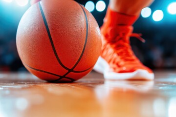 Poster - Dynamic Performance Vision High-Intensity Basketball Clash Capturing Gen Z Athletic Optimization in Ultra-Sharp Mixed-Reality Sports Content