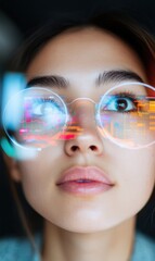 Aufkleber - Immersive Digital Futures Next-Gen AR Visualization for Young Innovators - Transformative Tech Perspectives in Mixed Reality Experience