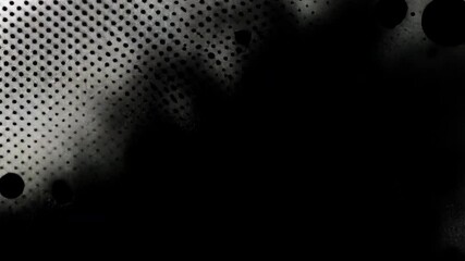 Poster - gradient halftone dots create a grunge background effect generative ai